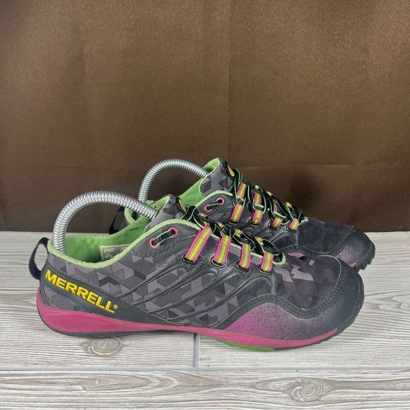 Merrell Black Lithe Glove Barefoot Minimalist Running Shoe Sneaker Womens 8.5 - Picture 1 of 9